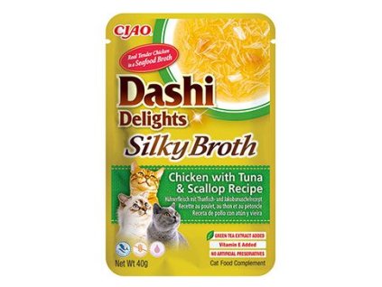Churu Cat Dashi Delights Silky Broth Chick&Tun&Scal40g