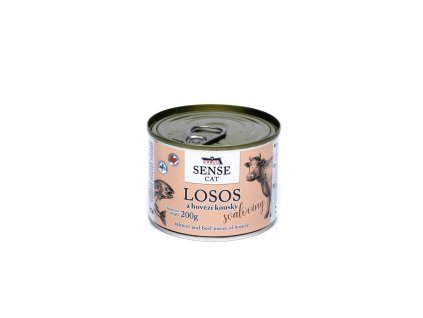 FALCO SENSE CAT losos a hovězí 200g