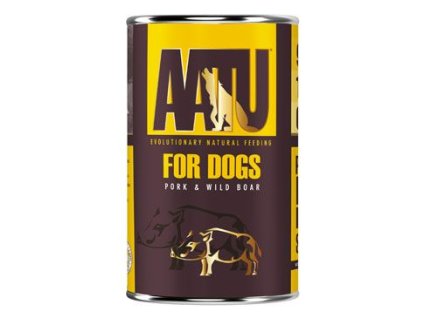 AATU Dog Pork&Wild Boar konz. 400g