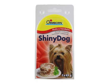 Gimdog ShinyDog konz. kuře+hovězí 2x85g