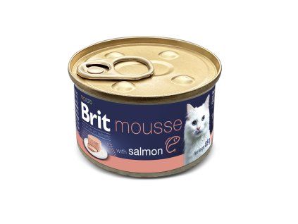 Brit Premium Cat by Nature Mousse Salmon 85g