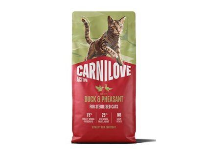 Carnilove Cat Active Dry Duck&Pheas.Steril.Ad.AB 6kg