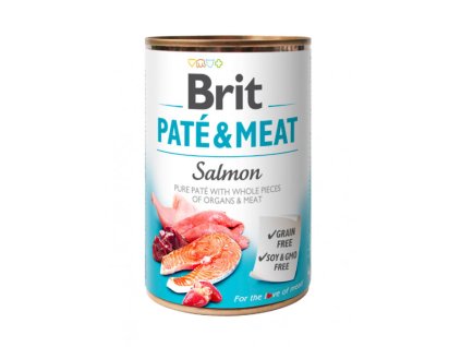 brit dog konz pate meat salmon 400g (1)
