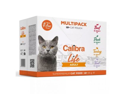 Calibra Cat Life Adult Multipack 12x85g