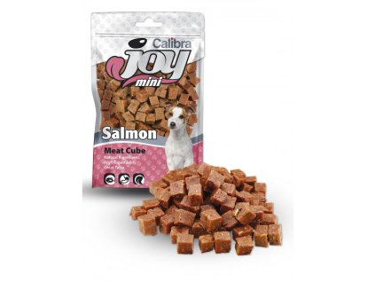calibra joy dog mini salmon cube 70g new