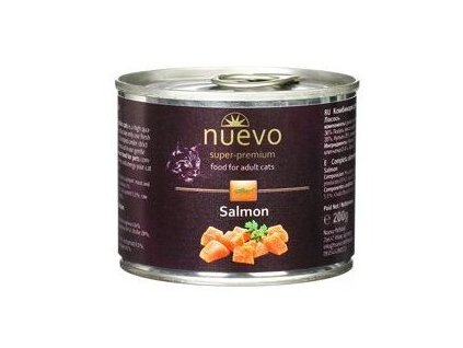nuevo kocka adult losos konz 200g