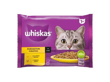 Whiskas kapsička Core drůbeží ve šťávě 4 x100g