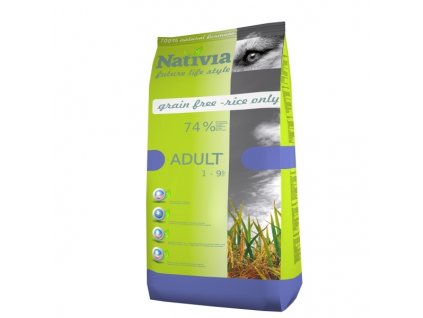 nativia dog adult 3kg