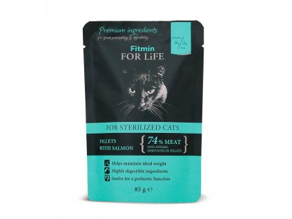 ffl cat pouch sterilized salmon 85g h L