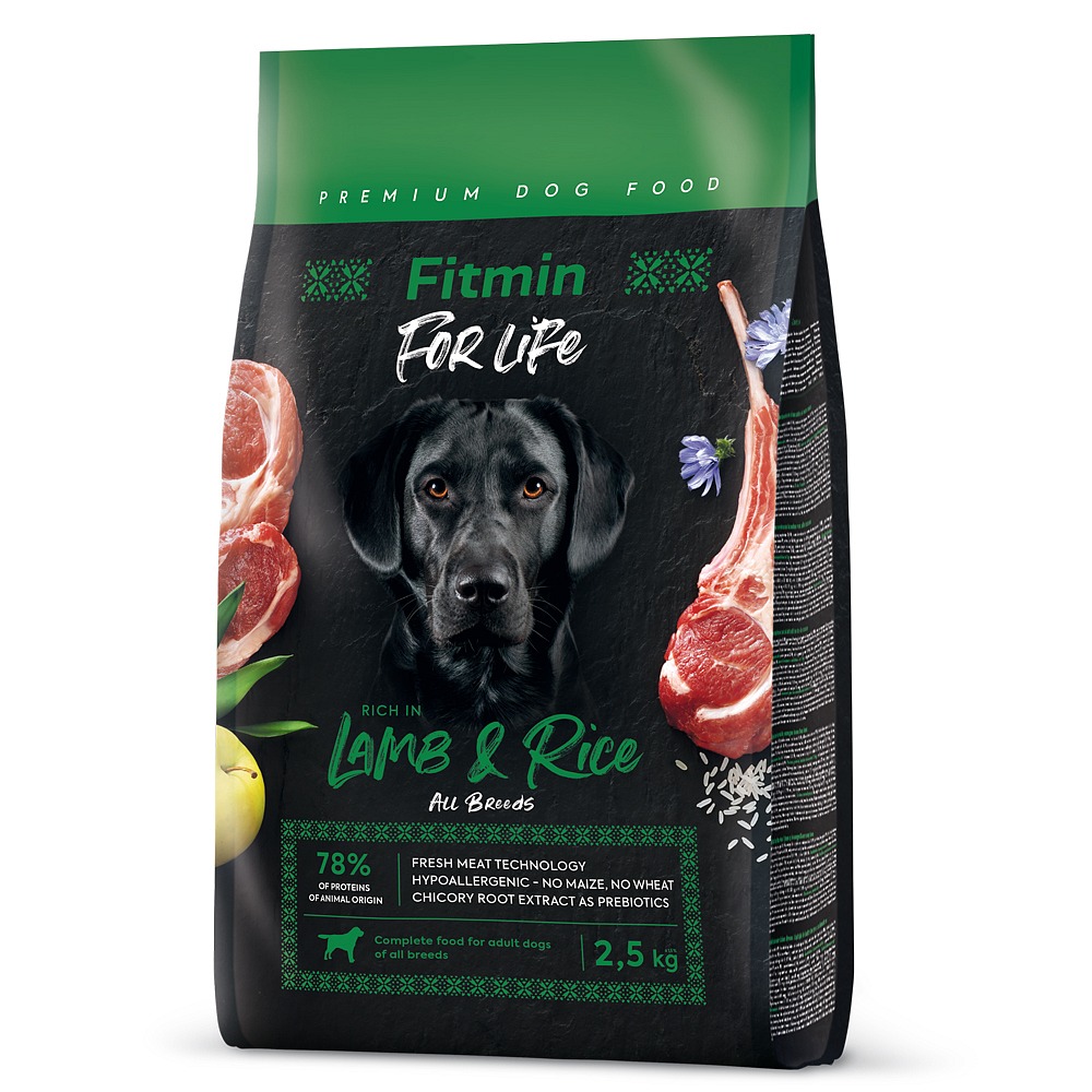 Fitmin dog For Life - Lamb & Rice - 2,5 kg