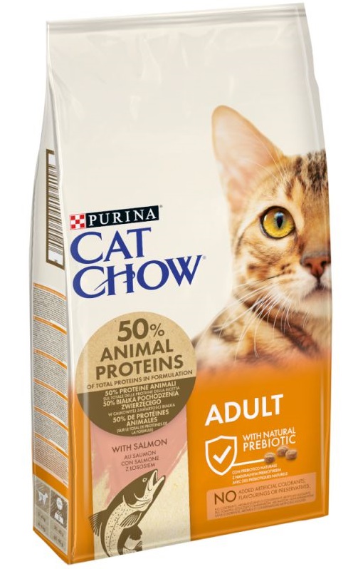 Purina Cat Chow - tuňák,losos - 1,5kg