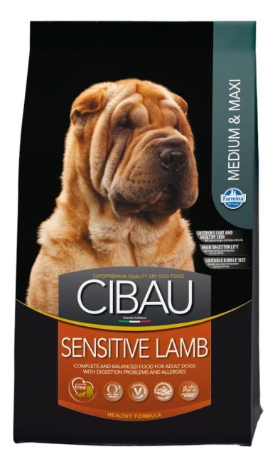 CIBAU - Adult Sensitive Lamb&Rice - 12kg+2kg ZDARMA