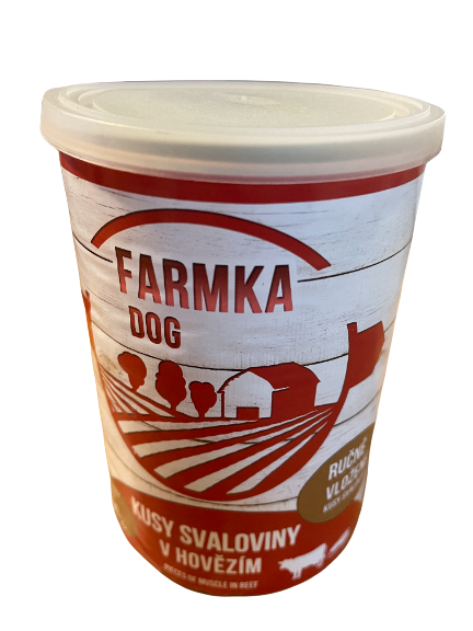 Farmka cat - kusy svaloviny v hovězím - 400g