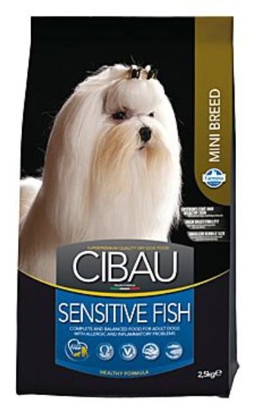 CIBAU - Adult Sensitive Fish&Rice Mini - 2,5kg