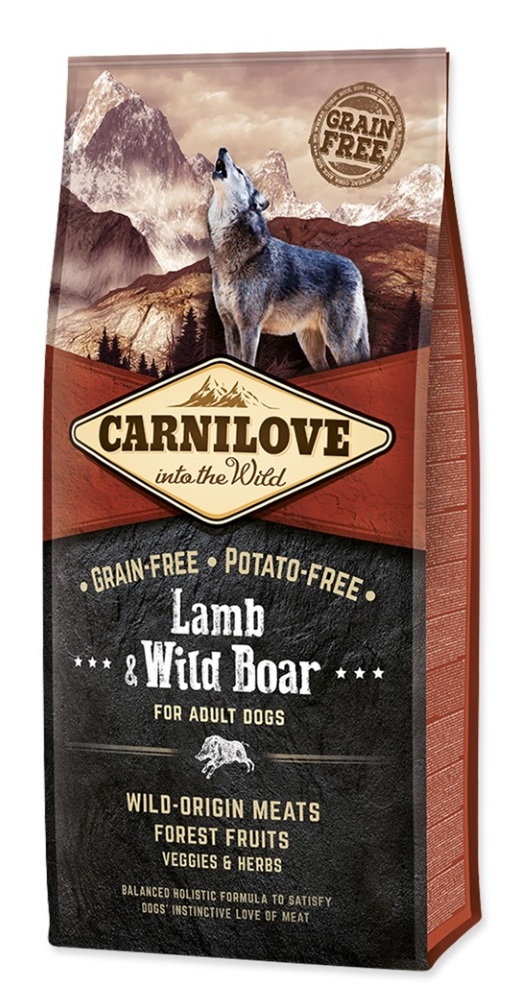 Carnilove Dog - Lamb & Wild Boar for Adult - 12kg