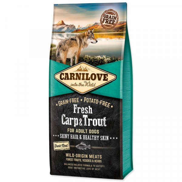 Carnilove Dog - Fresh Carp & Trout for Adult - 12kg