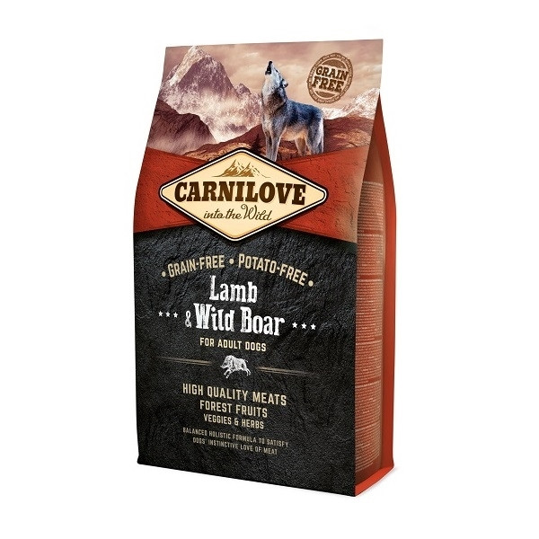 Carnilove Dog - Lamb & Wild Boar for Adult - 4kg