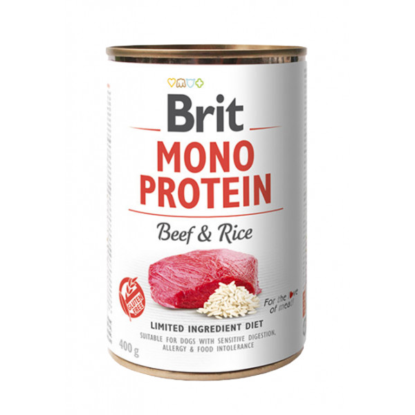 Brit Dog - Mono Protein Beef & Brown Rice - 400g