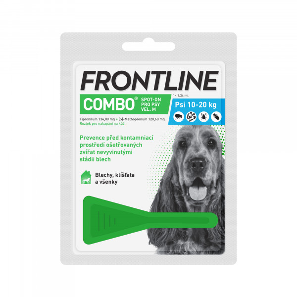 FRONTLINE COMBO - spot-on pro psy M (10-20kg) -1x1,34ml