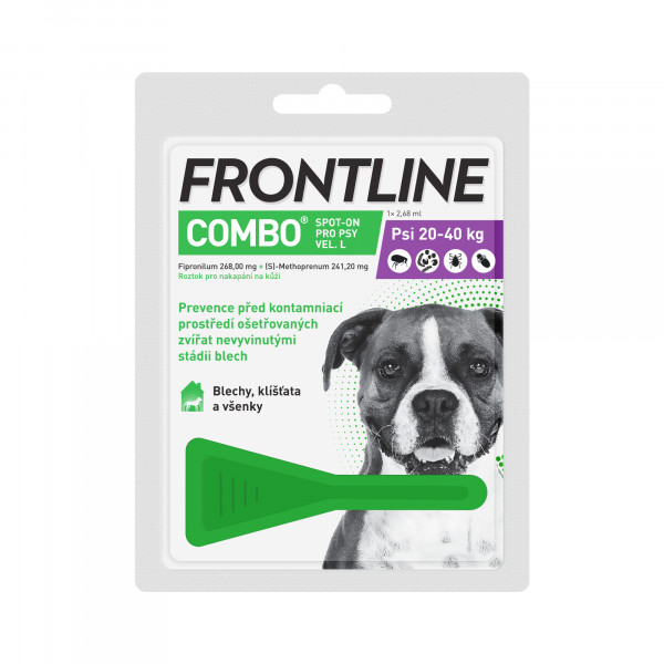 FRONTLINE COMBO - spot-on pro psy L (20-40kg) - 1x2,68ml