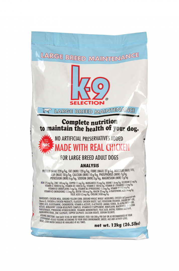 K9 - MAINTENANCE LARGE BREED - 12 kg