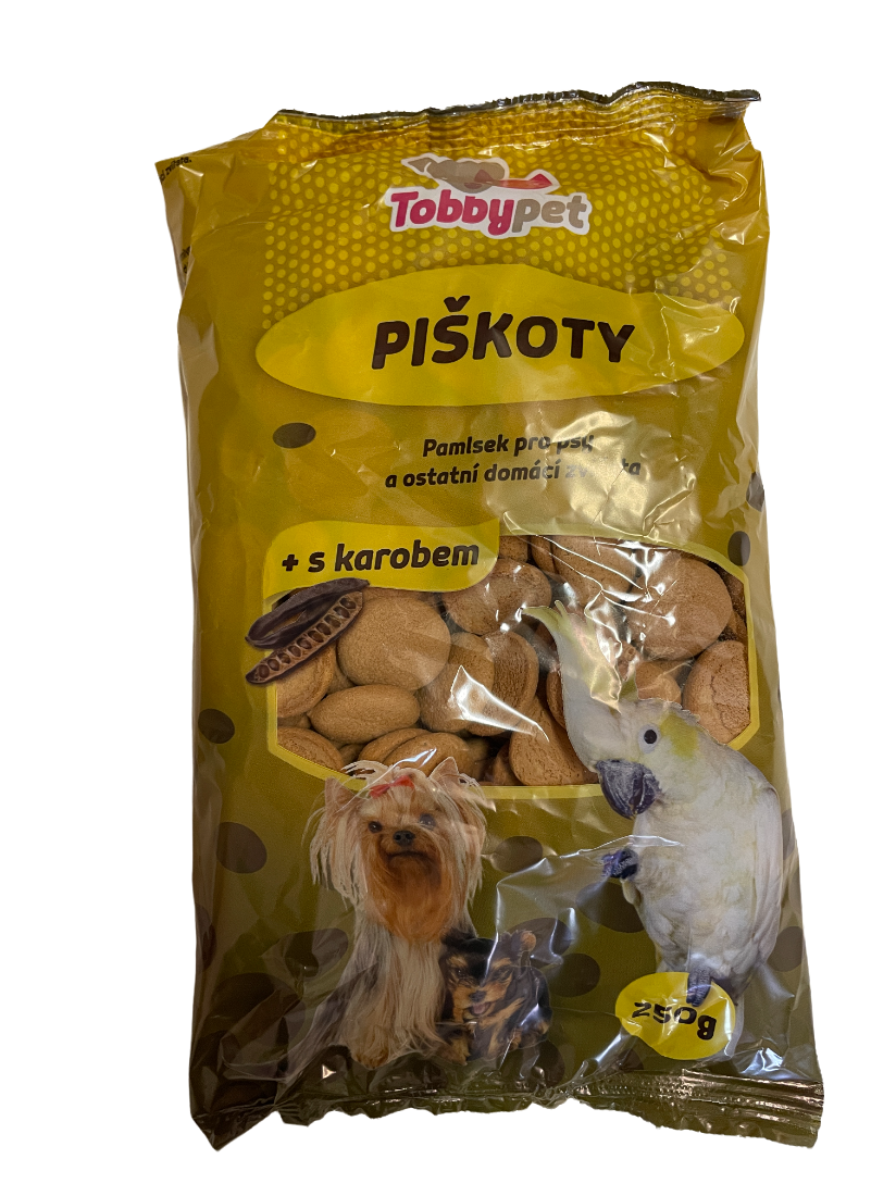 Piškoty TOBBY s karobem - 250g