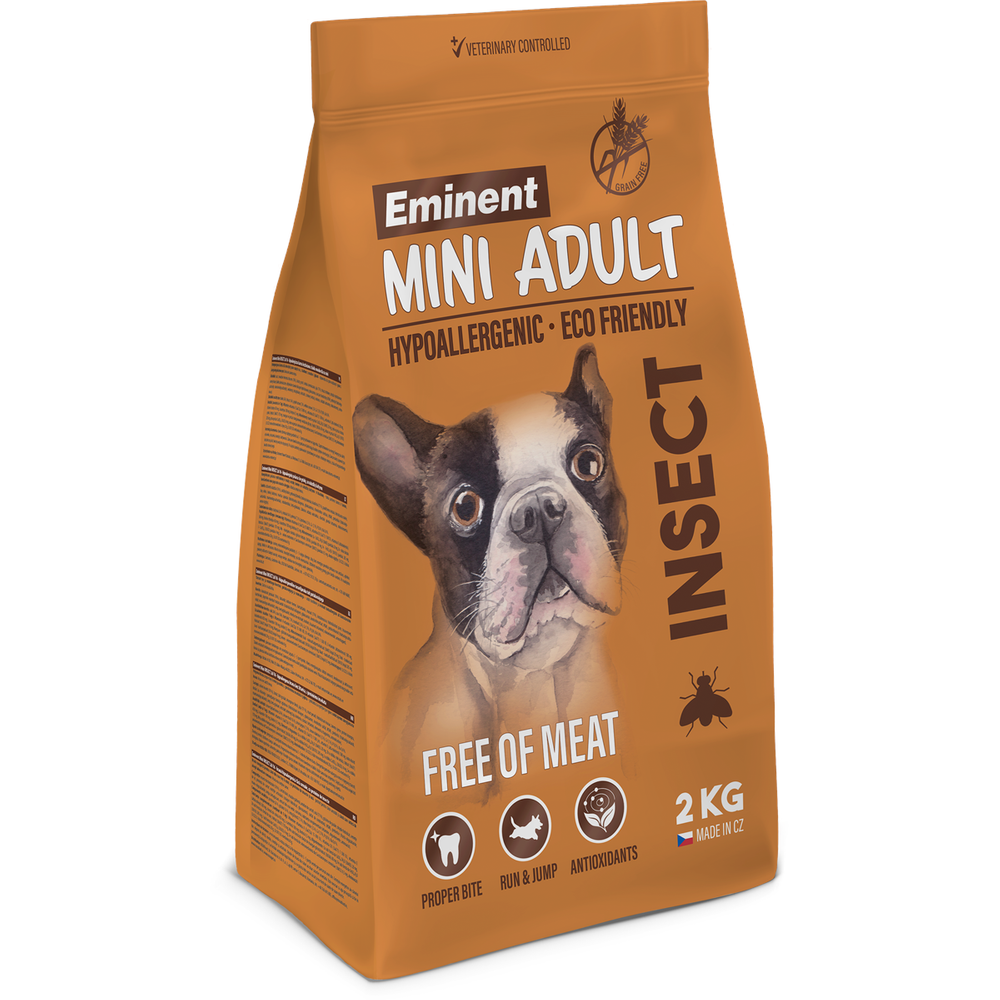Eminent - Dog Mini Adult hmyz - 2kg