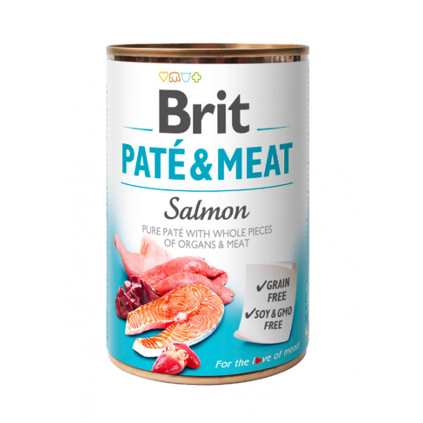 Brit Dog - Paté & Meat Salmon - 400g