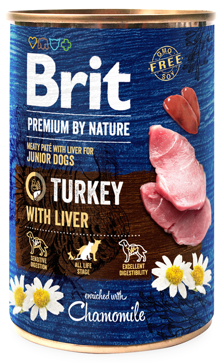Brit Premium Dog by Nature - Turkey & Liver - 400g