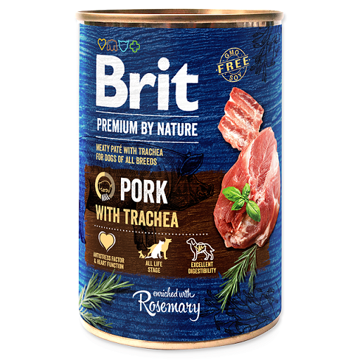 Brit Premium Dog by Nature - Pork & Trachea - 400g