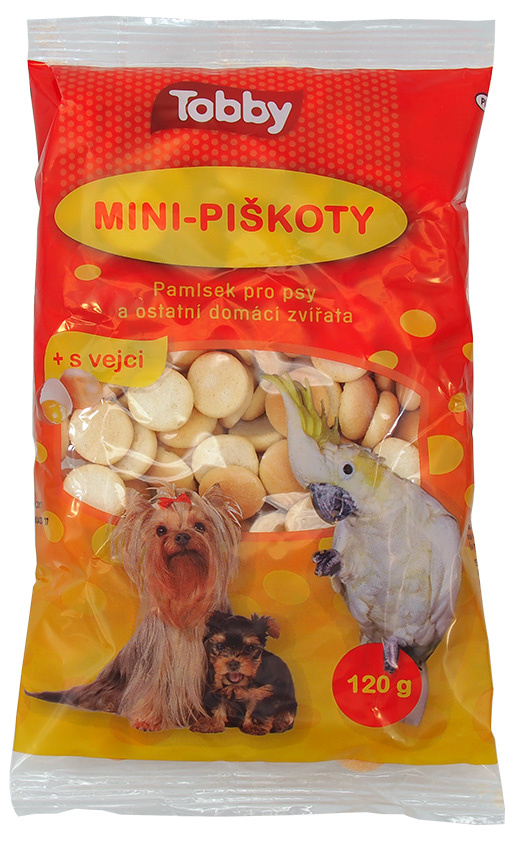 Piškoty TOBBY - MINI -120g - expirace 5/2024