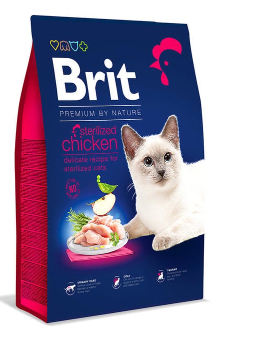 Brit Premium Cat - by Nature Sterilized Chicken - 1,5kg