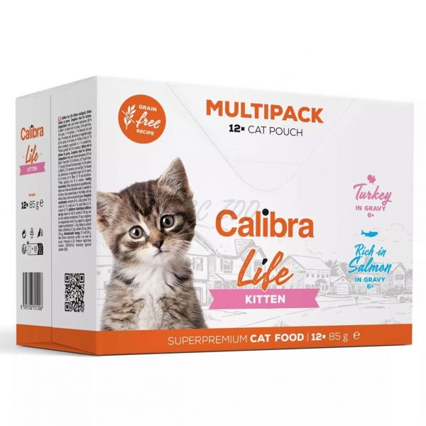Calibra Cat Life - kapsa Kitten Multipack -12x85g