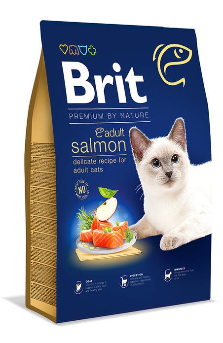 Brit Premium Cat - by Nature Adult Salmon - 1,5kg