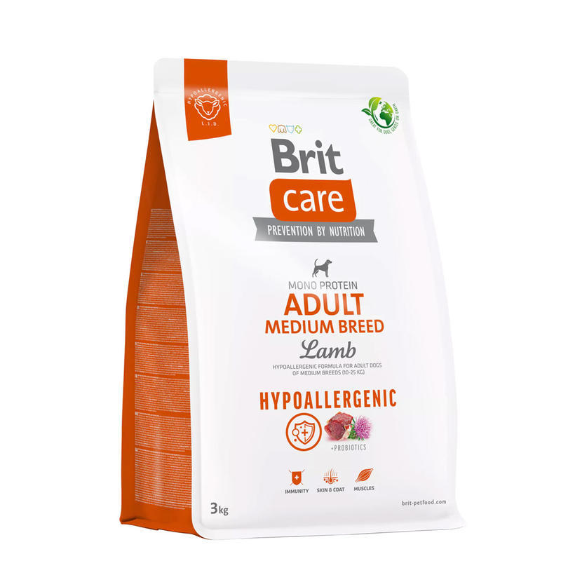 Brit Care Dog - Hypoallergenic Adult Medium Breed - 3kg