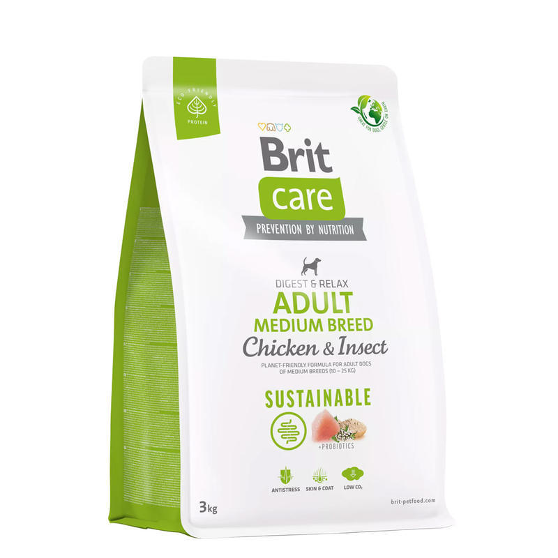 Brit Care Dog - Sustainable Adult Medium Breed - 3kg