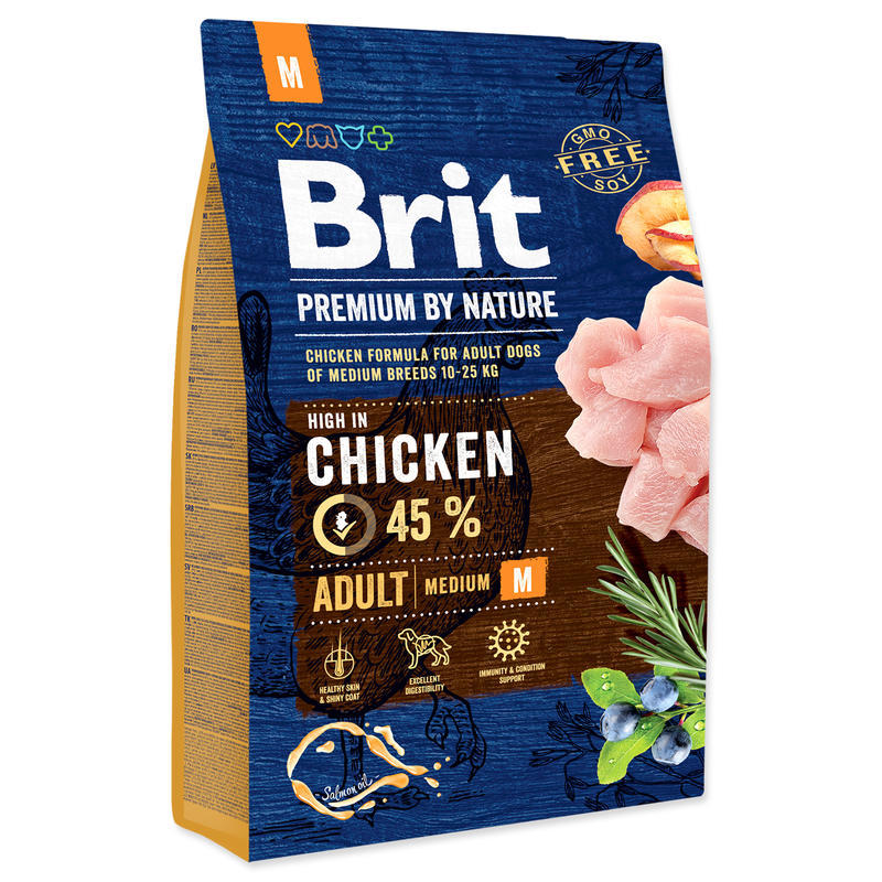 Brit Premium Dog - by Nature Adult M - 3kg