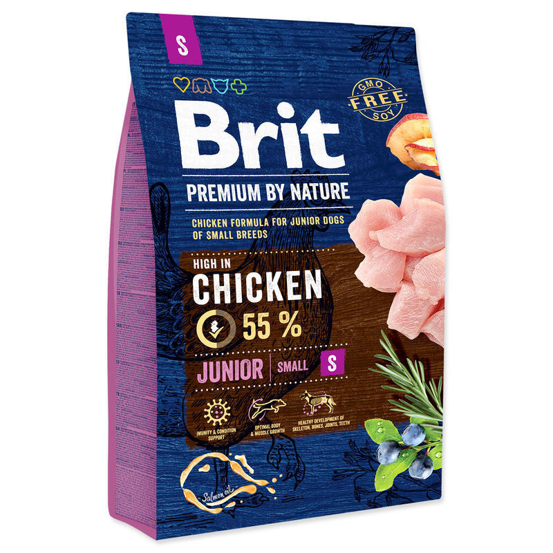 Brit Premium Dog - by Nature Junior S - 3kg