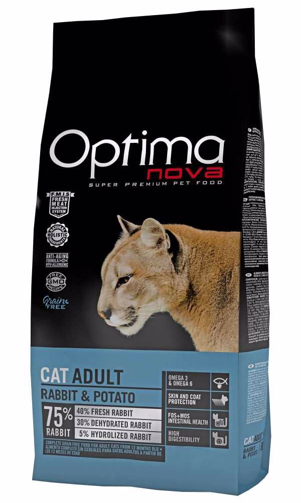 Optima Nova Cat - Adult Rabbit - 2kg