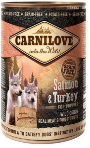 Carnilove - Wild Meat Salmon & Turkey Puppies - 400g