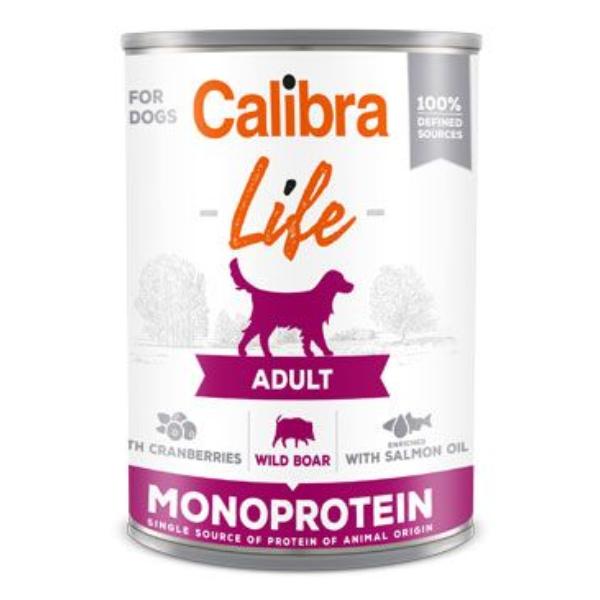 Calibra Dog Life - Adult Wild boar with cranberries - 400g