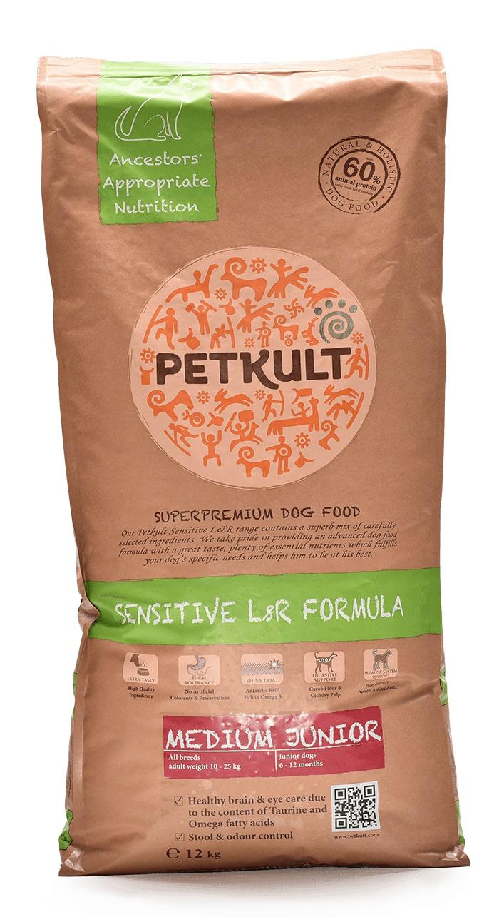 Petkult dog - MEDIUM JUNIOR lamb/rice - 12 kg