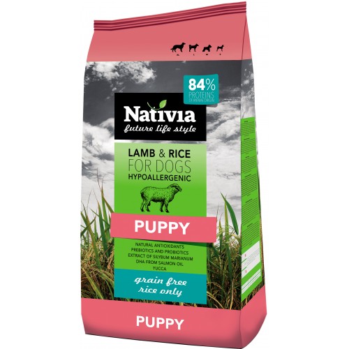 Nativia - Puppy - Lamb&Rice - 15 kg