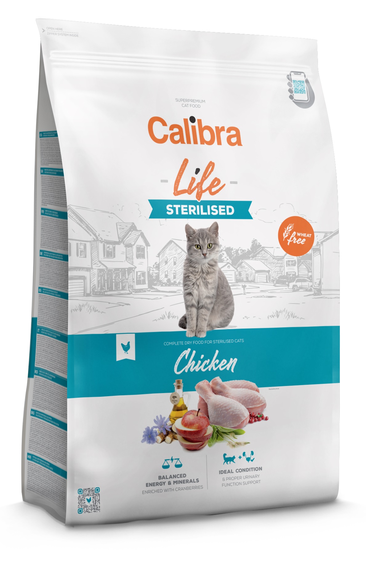 Calibra Cat Life - Sterilised Chicken - 1,5kg