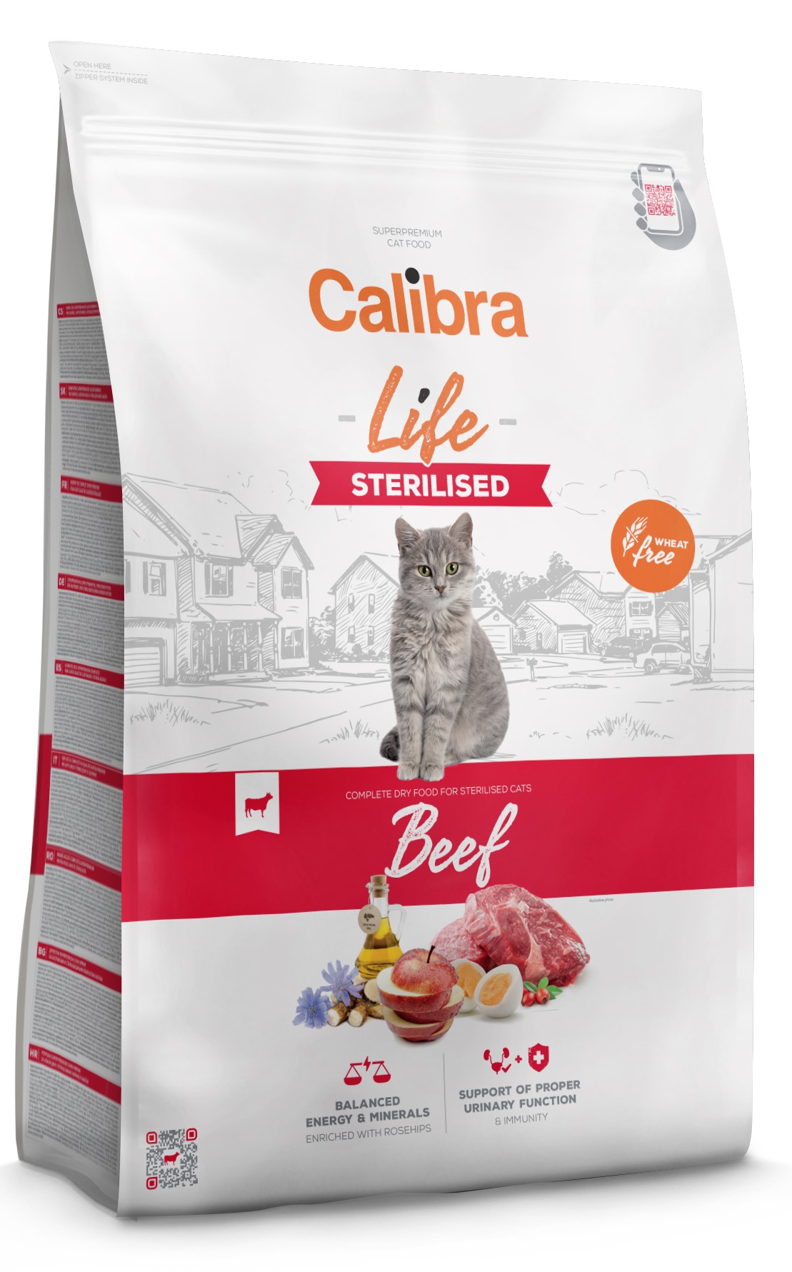 Calibra Cat Life - Sterilised Beef - 1,5kg