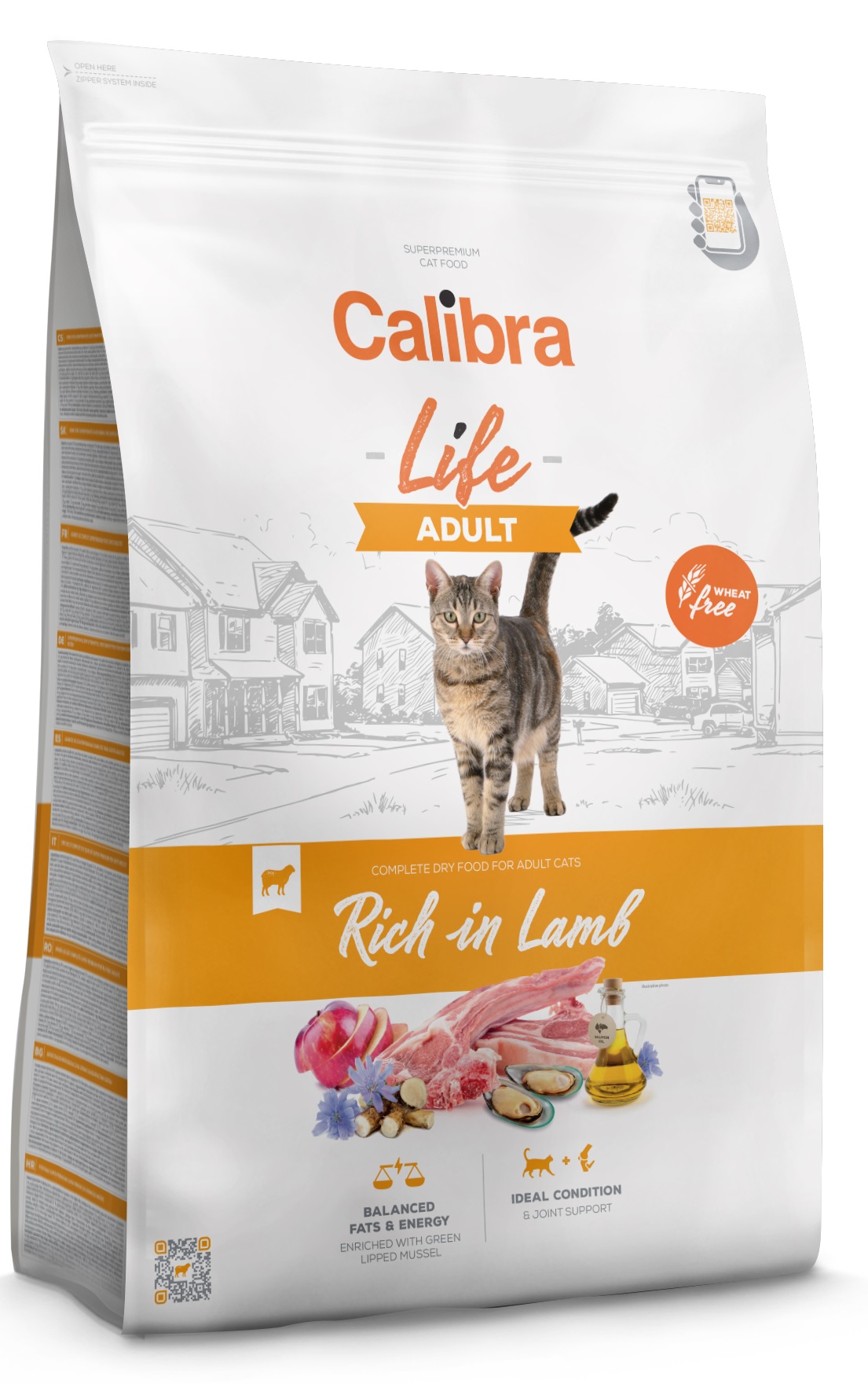 Calibra Cat Life - Adult Lamb - 1,5kg