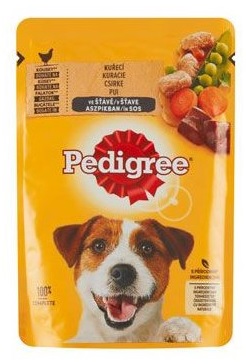 Pedigree - kapsa kuřecí a zelenina ve šťávě - 100g