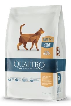 QUATTRO - Cat Superpremium Adult Drůbež - 1,5kg