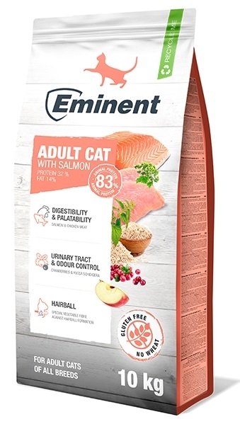 Eminent - Cat Adult Salmon - 10 kg + 2 kg ZDARMA