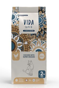 Kraftia - VIDA SUPER CAT Adult Chicken & Veggies - 2kg